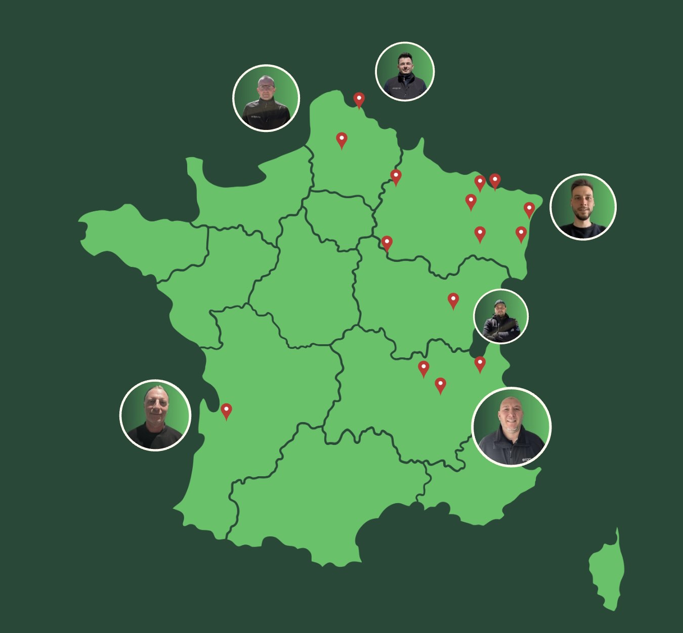 Carte des zones dinterventions 1